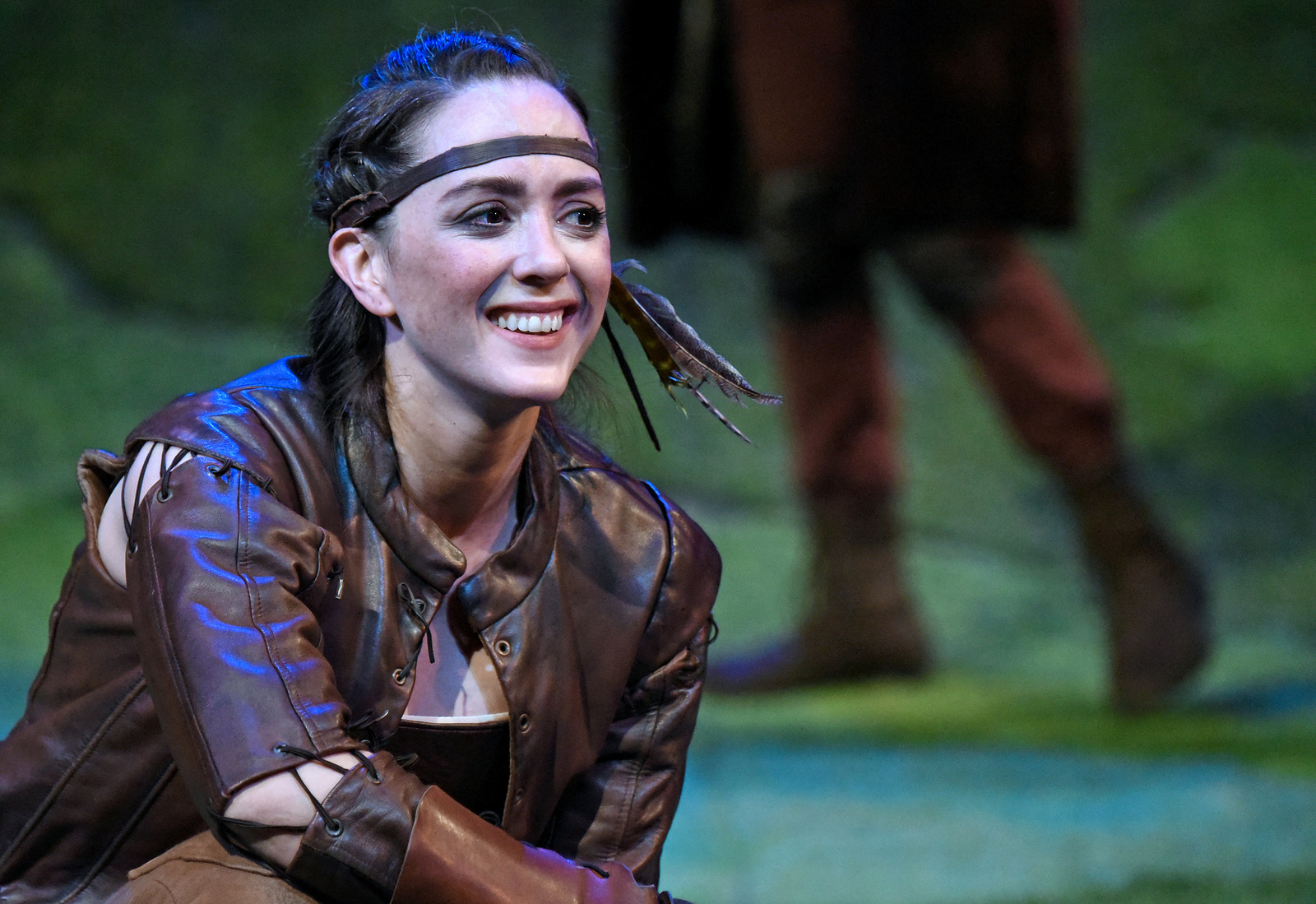 Vesturport and The Wallis’ The Heart of Robin Hood. Pictured (l-r): Christina Bennett Lind. Photo credit: Kevin Parry for The Wallis.